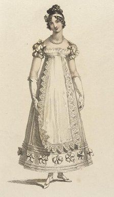 Fashion Plate (Parisian Ball Dress), 1817. Creator: Unknown.