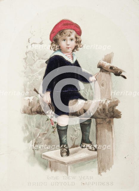 Postcard to Bernard Laurence 'Barney' Nugent, 1900. Creator: Murphy.