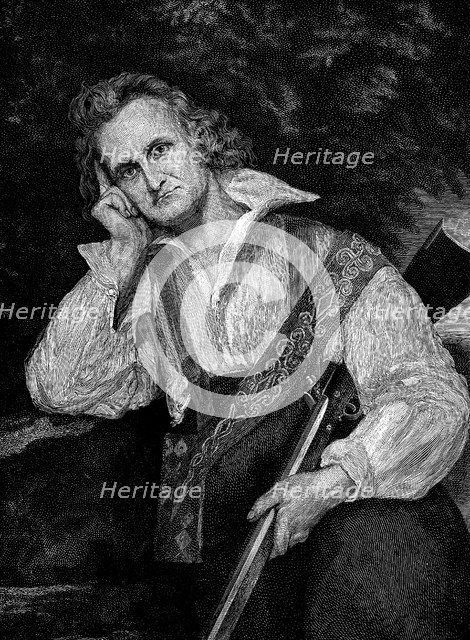 John James Audobon (1780-1851), American ornithologist and artist. Artist: Unknown