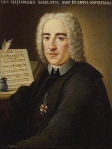 Portrait of Alessandro Scarlatti (1660-1725) , . Creator: Anonymous.