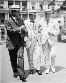 Daniels, Josephus, Secretary of The Navy, 1913-1921. with Lane And Houston, 1914. Creator: Harris & Ewing.