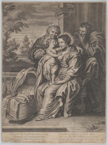The Virgin and Child with Saint Anne and Joseph, ca. 1650-1700. Creator: Anon.