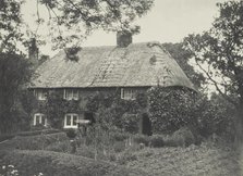 Thatched cottage. From the album: Photograph album - England, 1920s. Creator: Harry Moult.