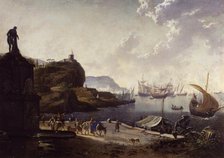 Seaport. Creator: Jode, Hans de (1630-1663).