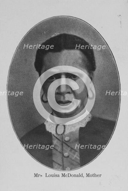 Mrs. Louisa McDonald, mother, 1916. Creator: Unknown.