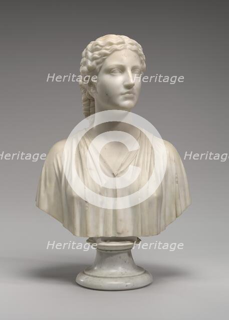 A Country Woman, model 1838, carved 1839. Creator: Hiram Powers.