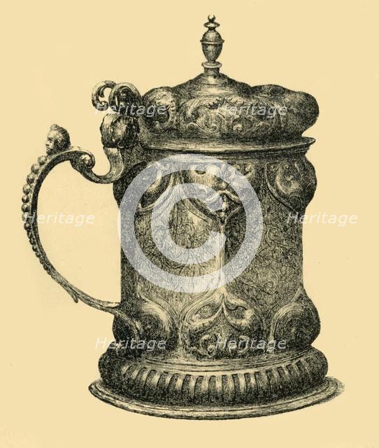 Silver tankard, c1625, (1881). Creator: J Brooke.