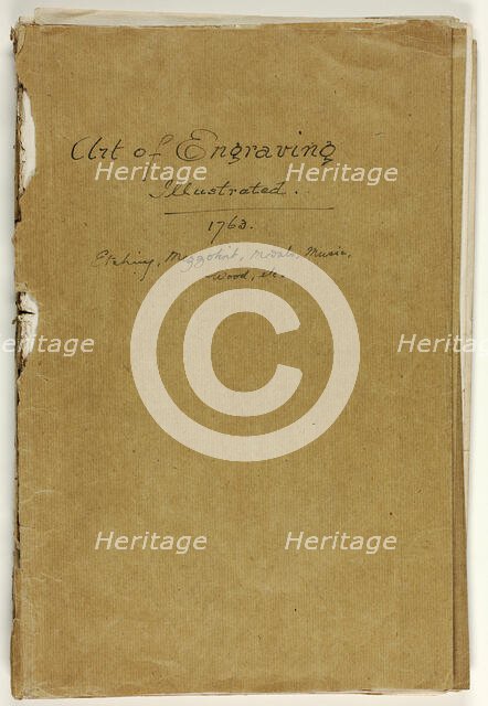 Art of Engraving, from Encyclopédie, 1751/77. Creator: André le Breton.