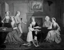 Family in a Room, c. 1765. Creator: Unknown.