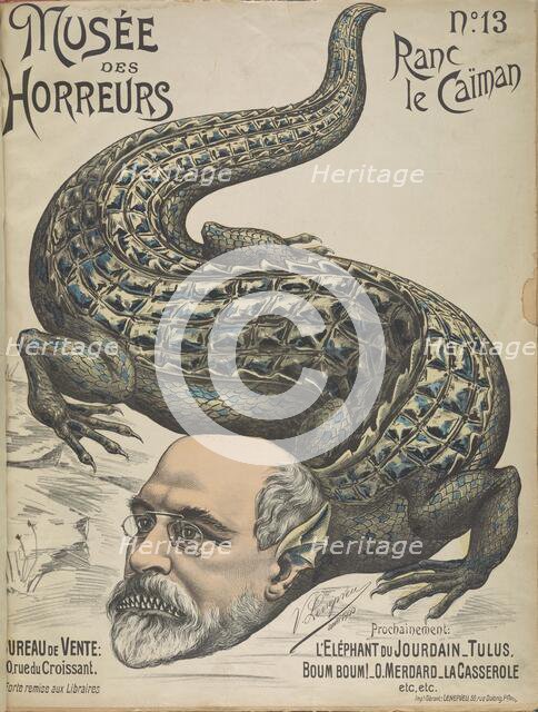 Musée des Horreurs (Gallery of Horrors): Arthur Ranc, 1899. Creator: Lenepveu, Victor (active End of 19th century).