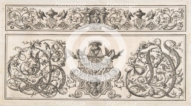 Orthographia pl.5, late 17th-mid-18th century. Creator: Johann Daniel Preissler.