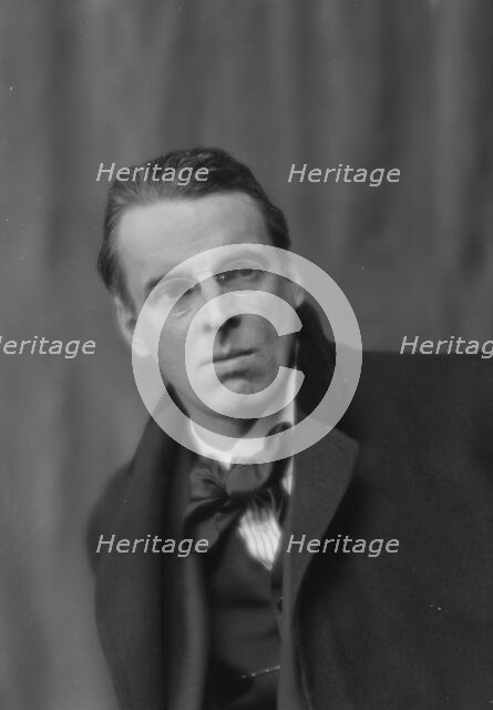 Yeats, William Butler, Mr., portrait photograph, 1914 Mar. 31. Creator: Arnold Genthe.