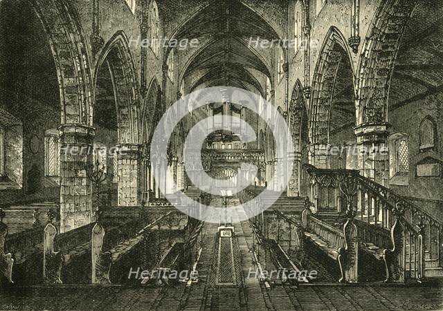 'Interior of Londonderry Cathedral', 1898. Creator: Unknown.