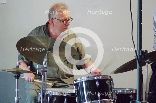 Spike Wells, Splash Point Jazz Club, Eastbourne, East Sussex, 24 July 2019. Creator: Brian O'Connor.