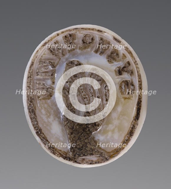 Cameo Gem with a Hand pinching an Ear, first half of 3rd century A.D. Creator: Unknown.