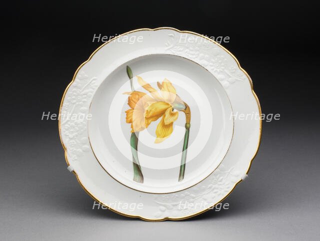 Plate, Stoke on Trent, c. 1800. Creator: Spode Ceramic Works.