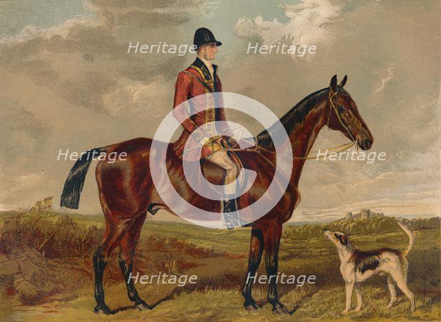 'Mr Charles Davis - Huntsman of the Royal Buckhounds', c1860s, (c1879). Creator: Francis Grant.