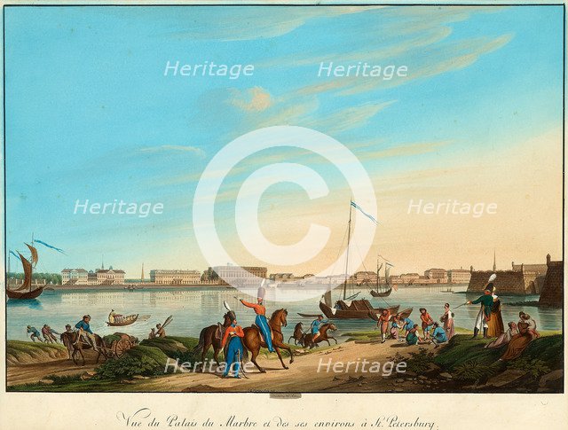 View of the Marble Palace in Saint Petersburg.