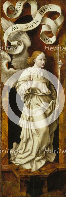 Angel of the Annunciation, 1524. Creator: Joos van Cleve.