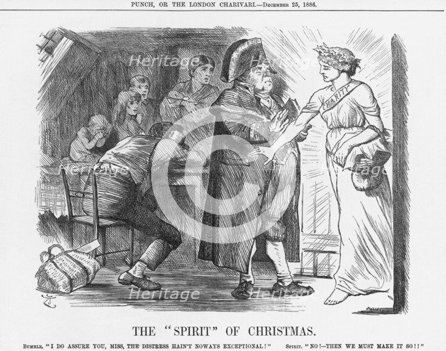 'The Spirit of Christmas', 1886. Artist: Joseph Swain