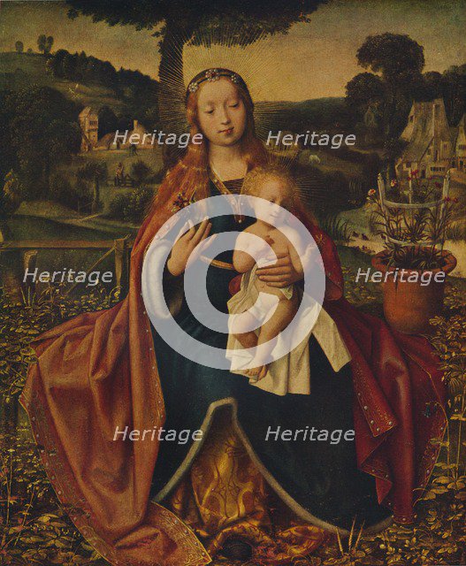 'The Virgin and Child in a Landscape', c1520. Artist: Jan Provoost.