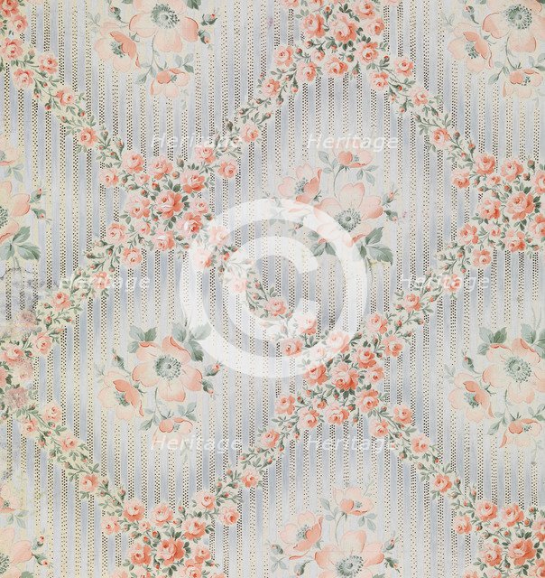 Textile Design For the Trekhgornaya Manufaktura, 1912. Artist: Anonymous  