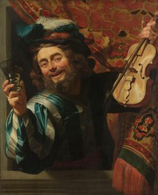 The Merry Fiddler, 1623. Creator: Gerrit van Honthorst.