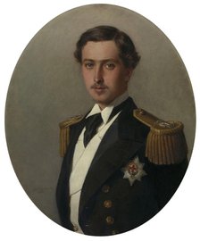 Portrait of Prince Alfred (1844-1900), later Duke of Edinburgh , 1865. Creator: Winterhalter, Franz Xavier (1805-1873).