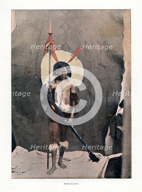 Kayapo Indian, 19th century. Artist: Unknown