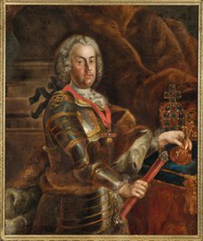 Portrait of Emperor Francis I of Austria (1708-1765), c1740. Creator: Anonymous ().