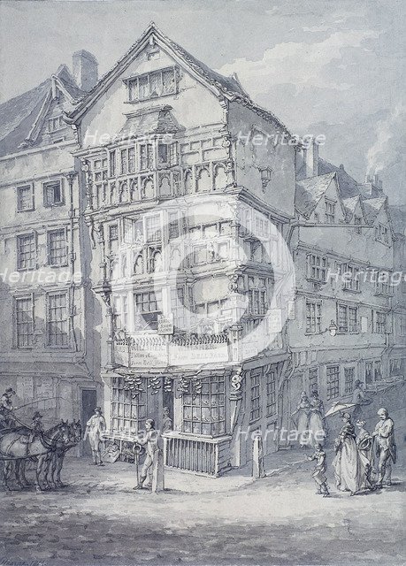 Chancery Lane, London, 1814. Artist: Thomas Hearne