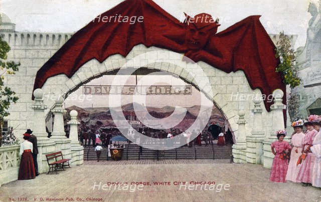 Devil's Gorge, White City, Chicago, Illinois, USA, 1908. Artist: Unknown