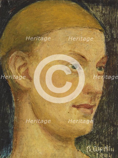 Self-Portrait, 1894. Creator: Bruno Aspelin.