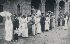 An African Christian wedding procession, 1912. Artist: Unknown.