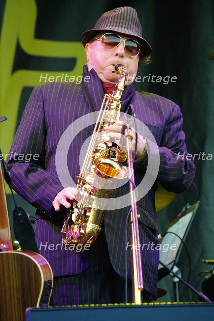 Van Morrison, Love Supreme Jazz Festival, Glynde Place, East Sussex, 2015. Artist: Brian O'Connor.