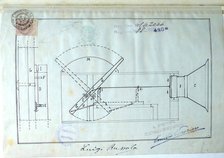 Original sketch of one of the intonarumori, 1914.