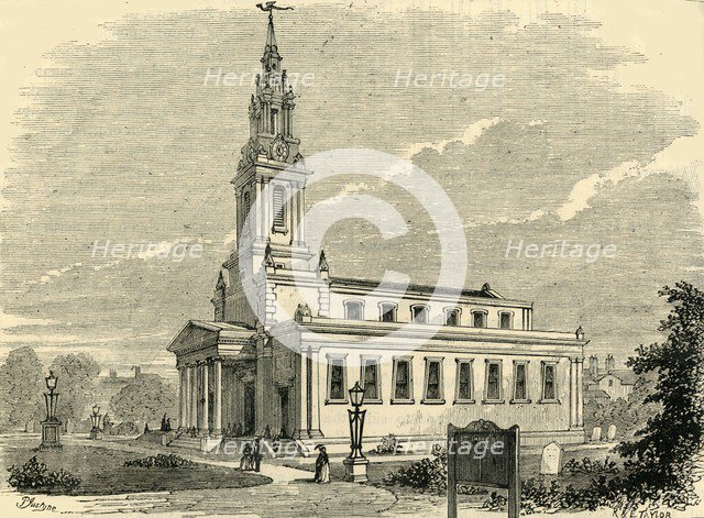 'St. James's Church, Bermondsey', (c1878). Creator: Unknown.