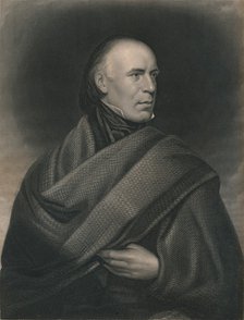Allan Cunningham (1784-1842), Scottish poet and author, 1840. Artist: J Thomson.
