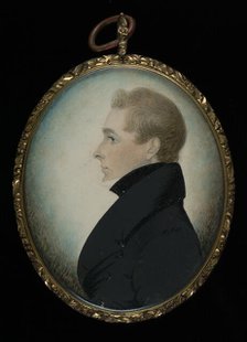 Gentleman in a Black Coat, ca. 1835. Creator: Unknown.