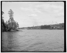 The Utowana, Blue Mountain Lake, Adirondack Mountains, c1902. Creator: William H. Jackson.