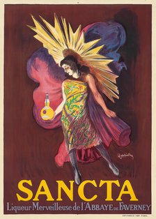Sancta, 1925. Creator: Cappiello, Leonetto (1875-1942).