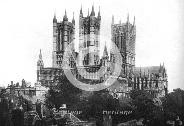 Lincoln Cathedral, 1926. Artist: Unknown