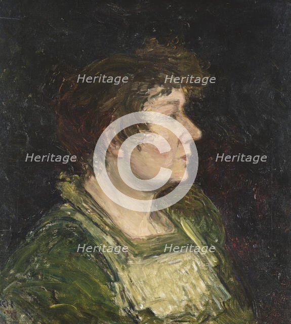 The Artist's Wife, 1898. Creator: Karl Nordström.