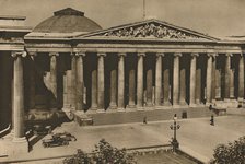 'Colonnaded Front of the British Museum on the Site of the Old Montague House', c1935. Creator: Donald McLeish.