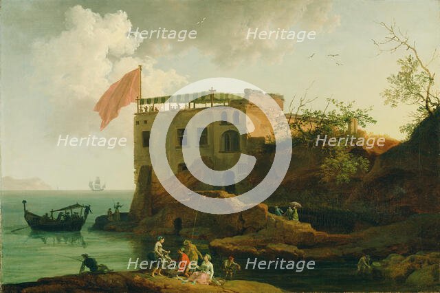 View of Gaiola, about 1770-1790. Creator: Pierre-Jacques Volaire.