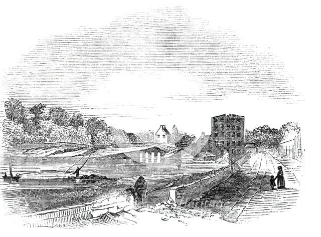 The Salmon-Leap, near Coleraine, Ireland, 1844. Creator: Unknown.