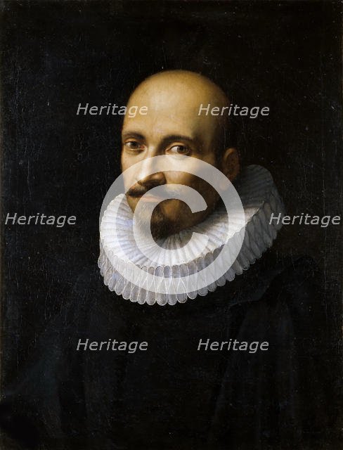 Portrait of Marcello Provenzale 1575-1639, First third of 17th cen.. Creator: Leoni, Ottavio Maria (1578-1630).