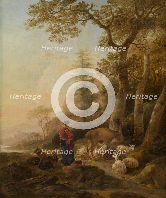 Italian Landscape, 1645. Creator: Nicolaes Berchem.