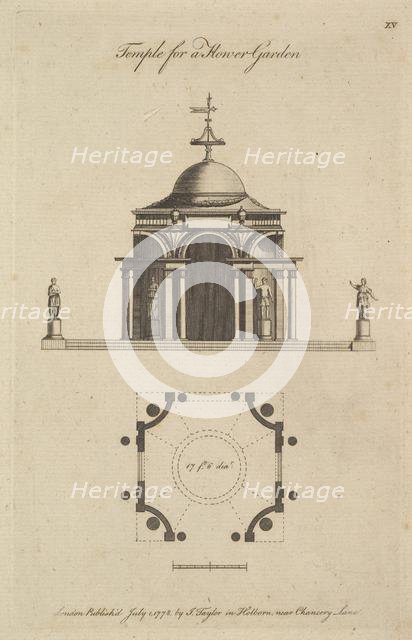 Temple for a Flower Garden, 1778. Creator: Sir John Soane.