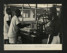 Chain Link Machine Upper Prison, Luzira, Kampala, Uganda, c1950s. Creator: Unknown.